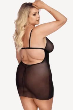 Chemise in Leo-Optik Plus Size