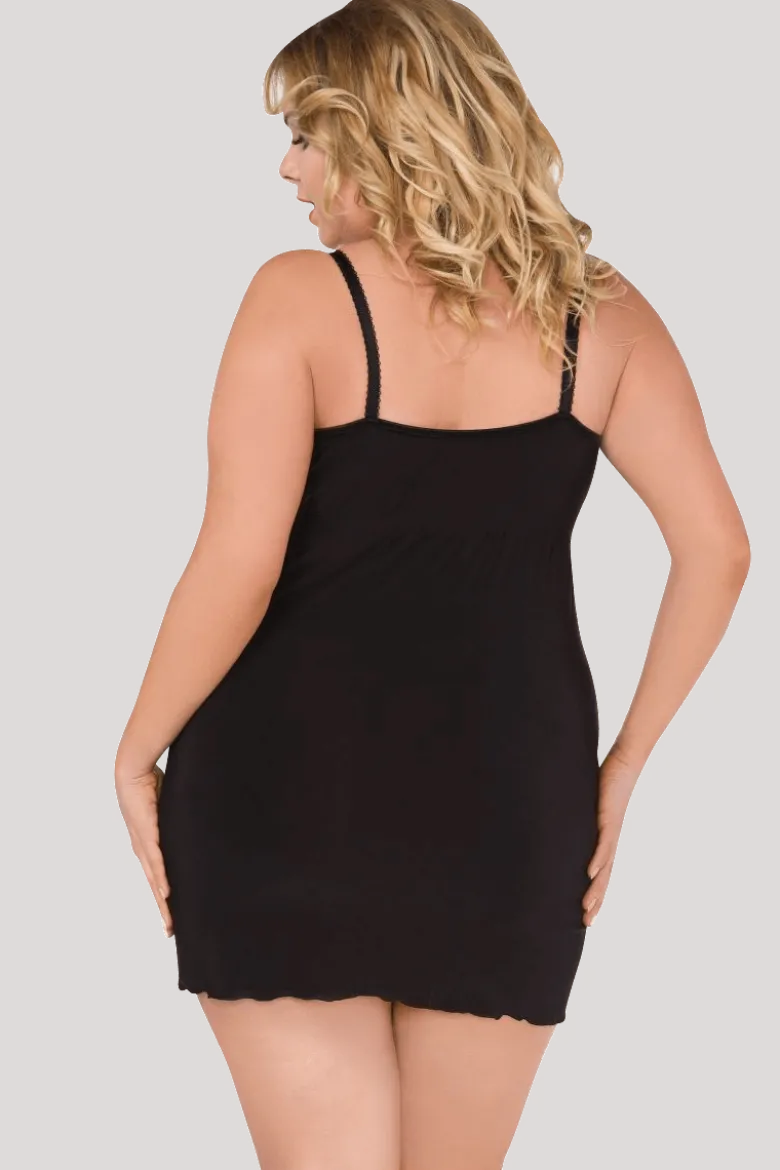 Chemise mit Schnürung Plus Size