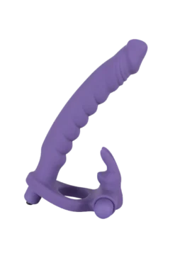 Dildo mit Rabbit-Penisring und Mini-Vibrator