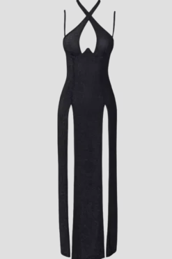 Elegantes Neckholder-Kleid
