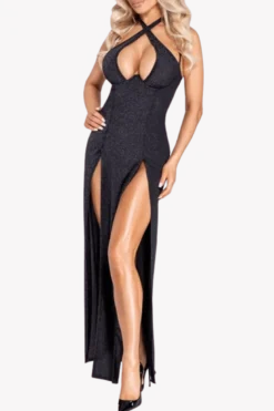 Elegantes Neckholder-Kleid