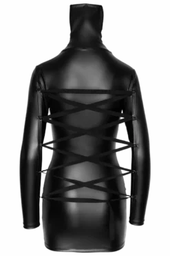 extravagantes Wetlook Kleid
