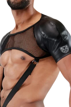 Harness Shirt Wetlook Netz
