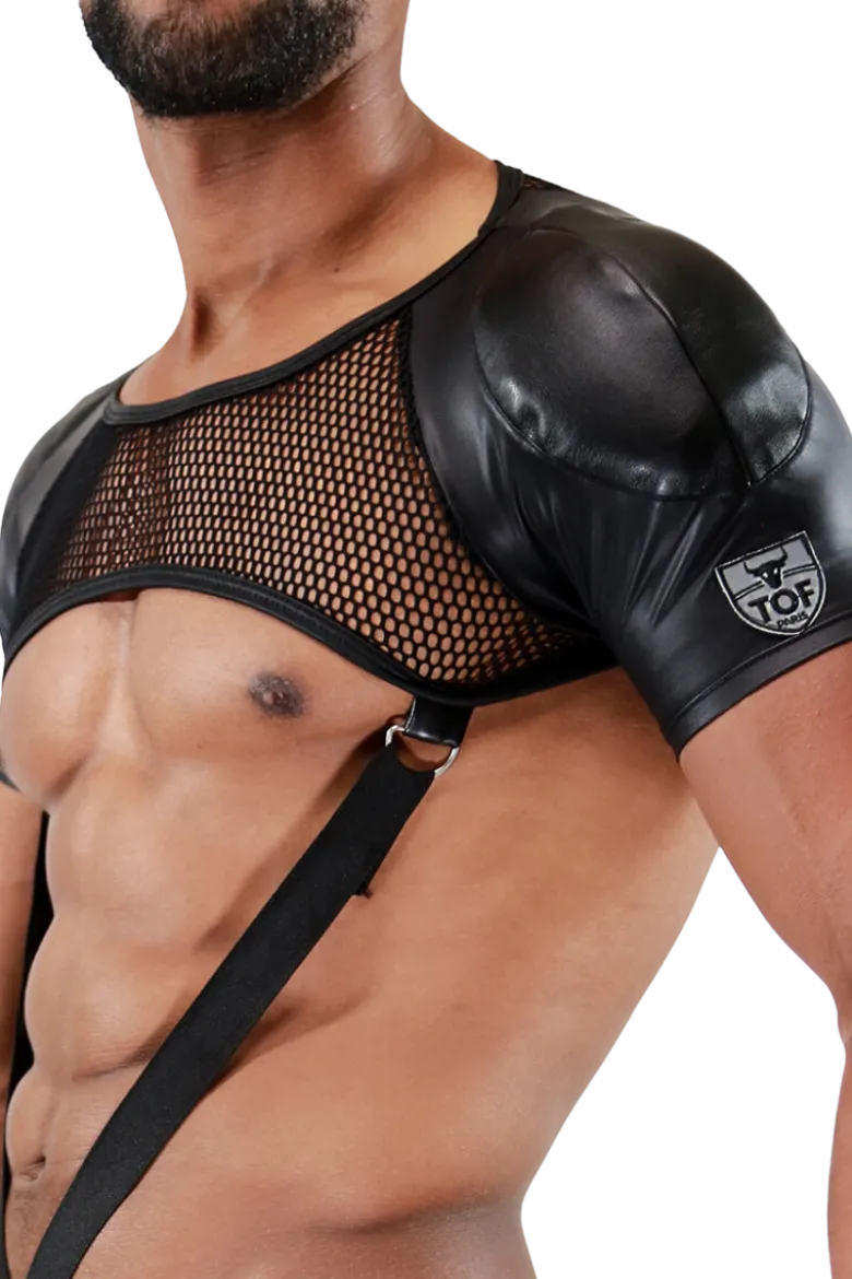 Harness Shirt Wetlook Netz