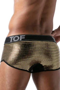 Herren Boxershorts schwarz gold