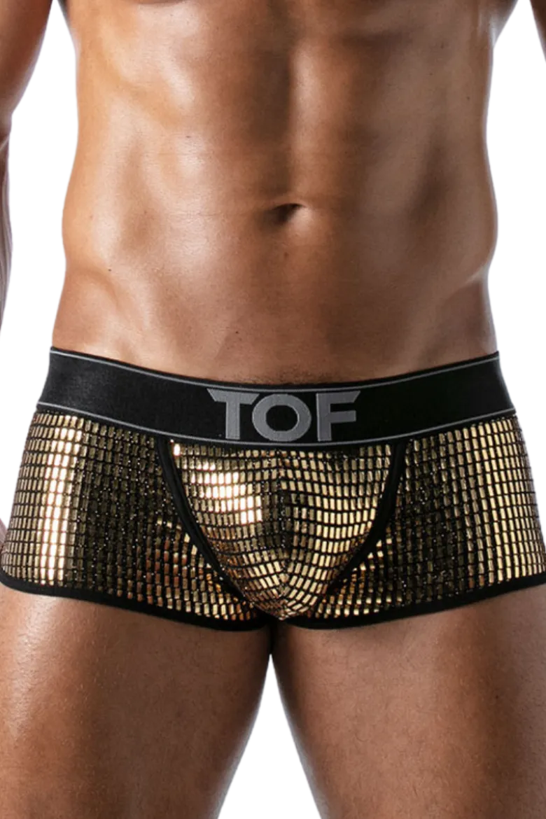 Herren Boxershorts schwarz gold