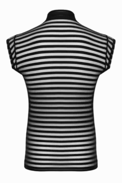 Herren Shirt mit transparenten Streifen