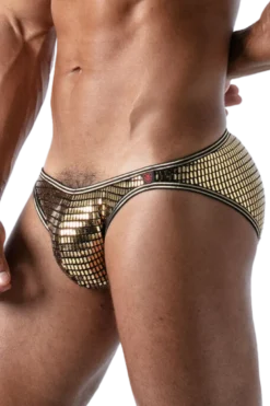 Herren Slip in gold