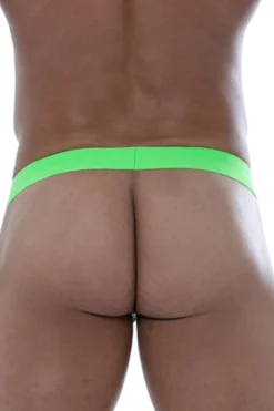 Herren Stringless Tanga schwarz grün