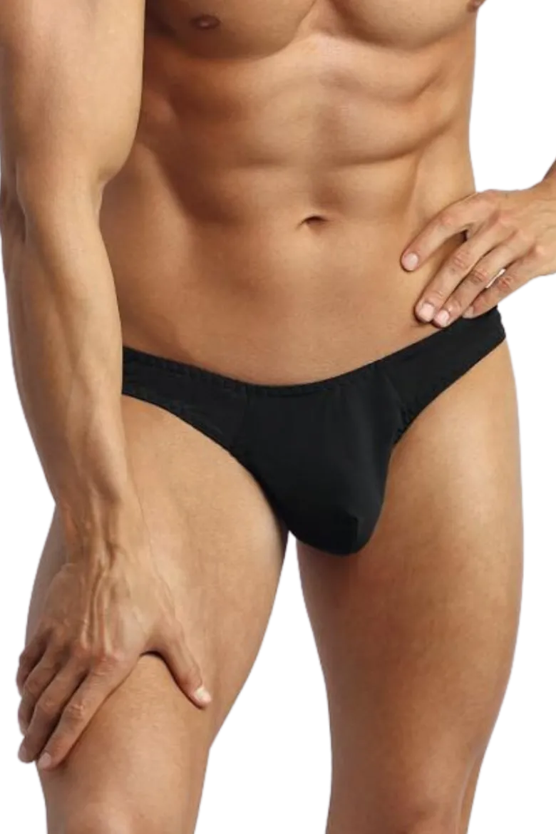 Herren String schwarz