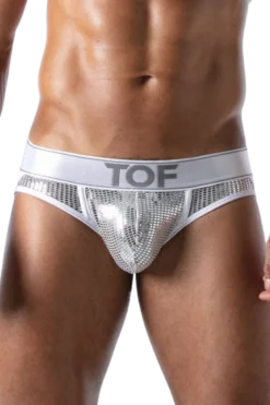 Jockbrief weiß silber