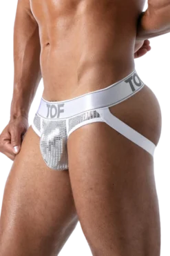 Jockbrief weiß silber