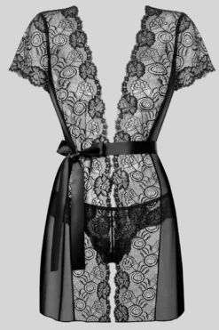 Kimono mit Spitze
