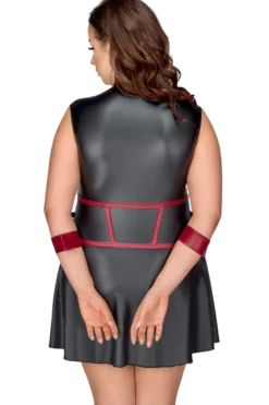 Kleid mit Fesseln und Augenbinde Plus Size
