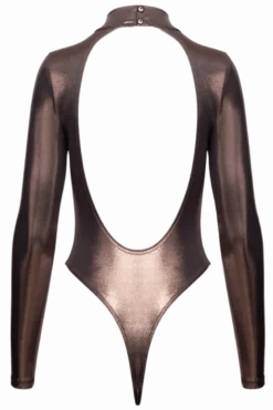 Langarm String-Body kupferfarben