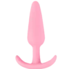 Mini Butt Plug rosa - L: 8,4cm Ø: max. 2,1 cm