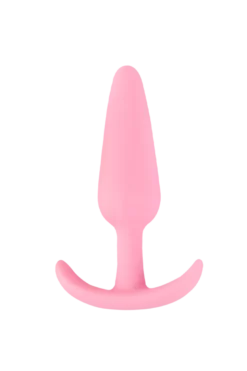 Mini Butt Plug rosa - L: 8,4cm Ø: max. 2,1 cm