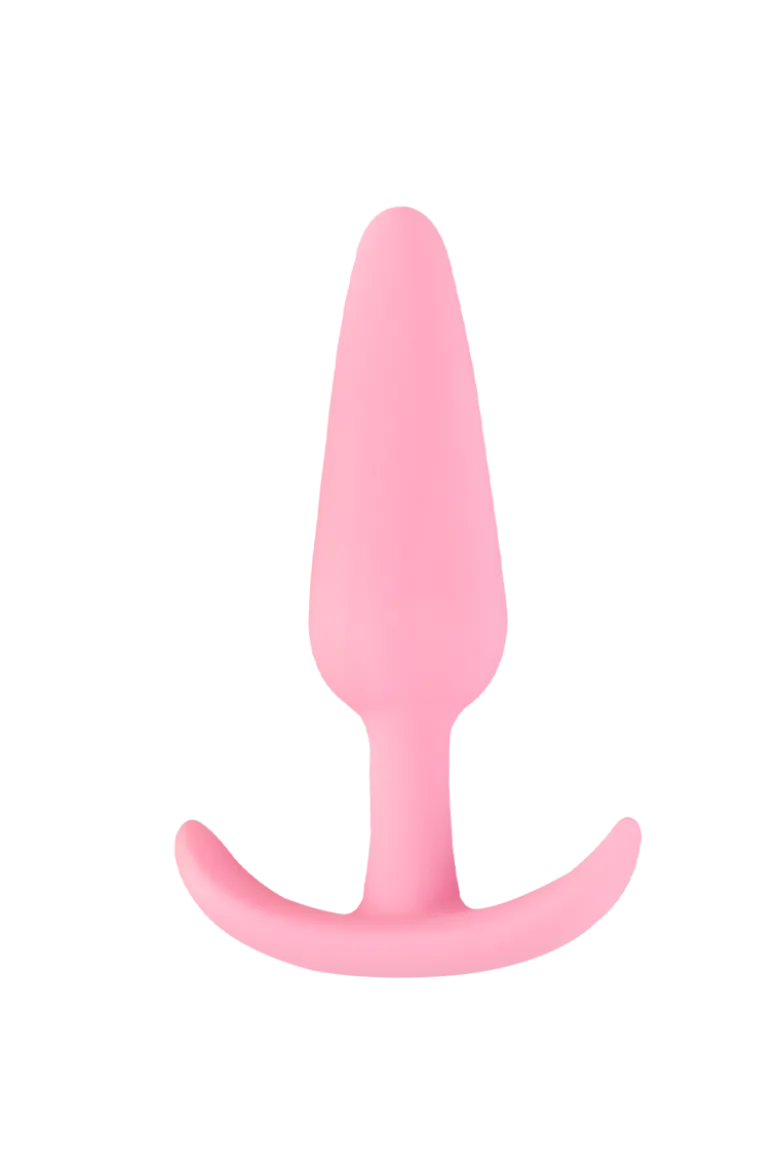 Mini Butt Plug rosa - L: 8,4cm Ø: max. 2,1 cm