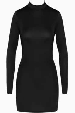Minikleid langarm mit Kettchen