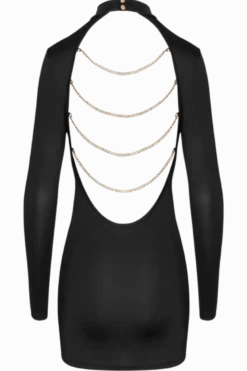 Minikleid langarm mit Kettchen