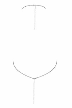 Neckholder Top silber