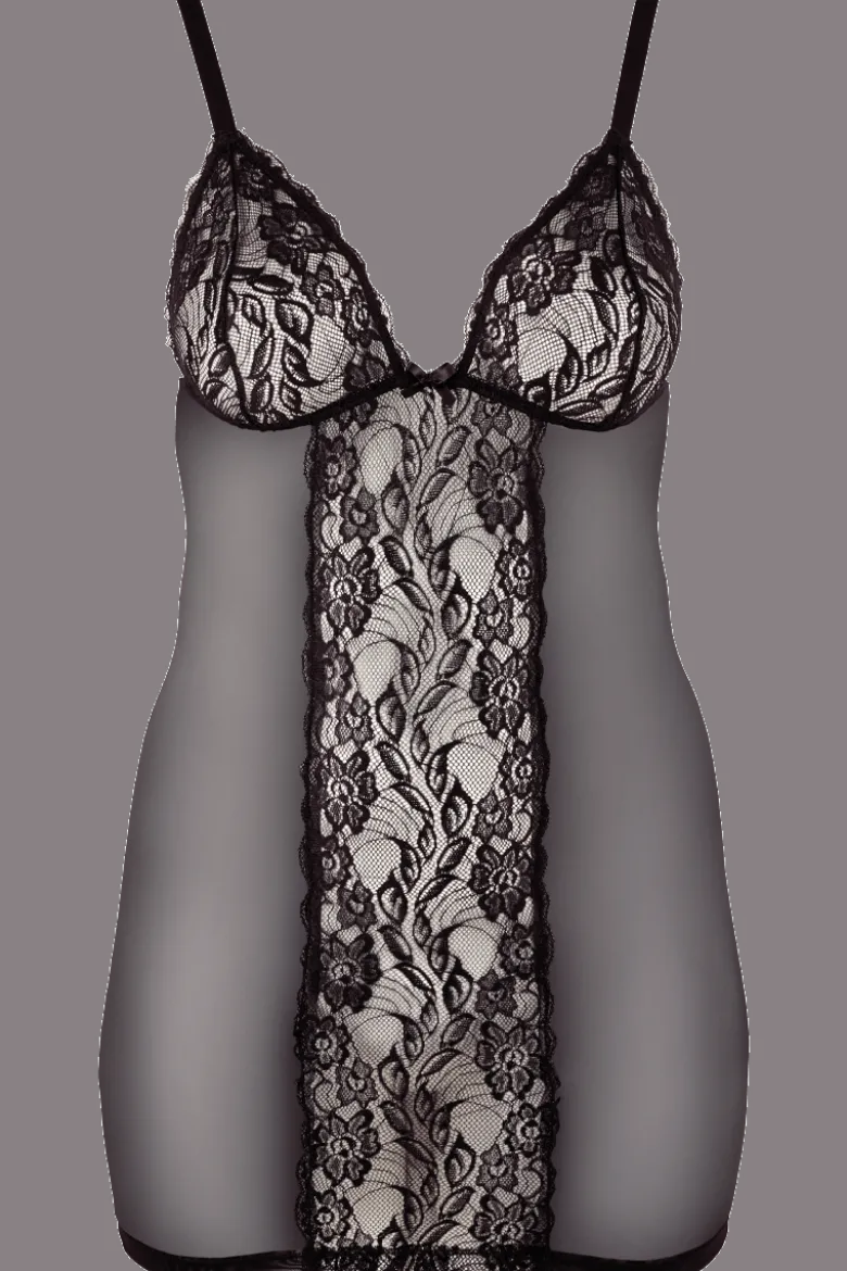 Negligee mit Spitze Plus Size