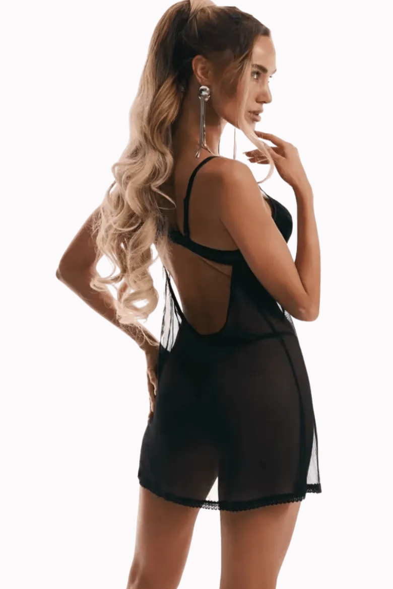 Negligé Set schwarz