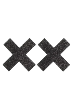 Nipple Pasties Kreuze schwarz