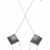Nipple-Pasties silber Neckholder