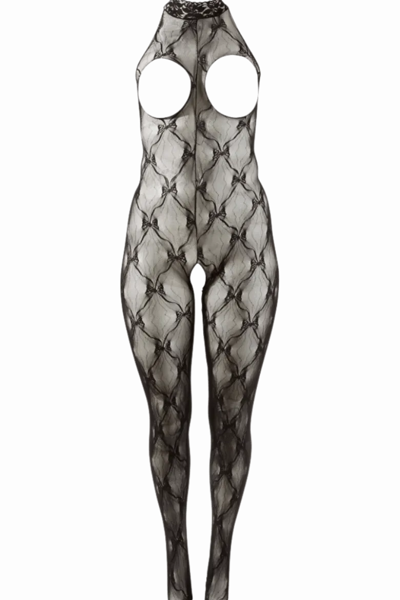 Ouvert Catsuit black