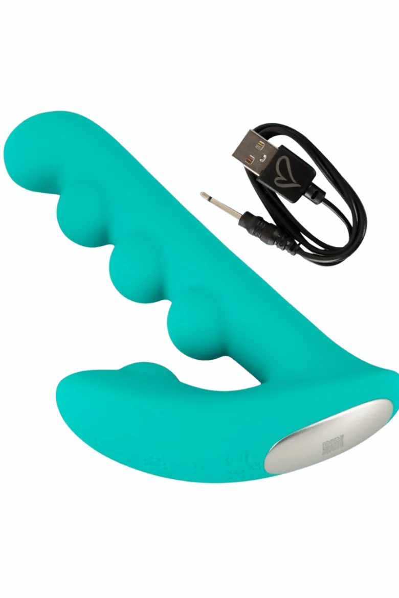 Rabbitvibrator Kugeldesign - Ø 3,5 cm | 17 cm