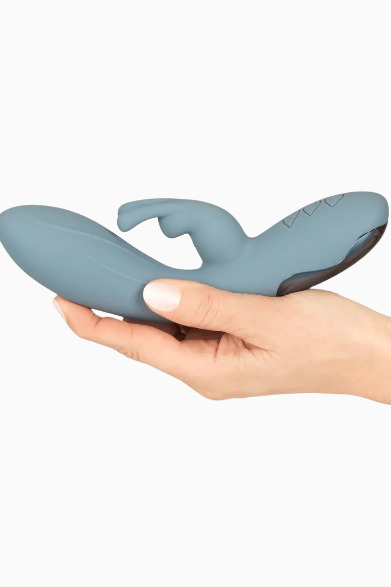 Rabbitvibrator mit Rillenstruktur - Ø 4 cm | 20 cm