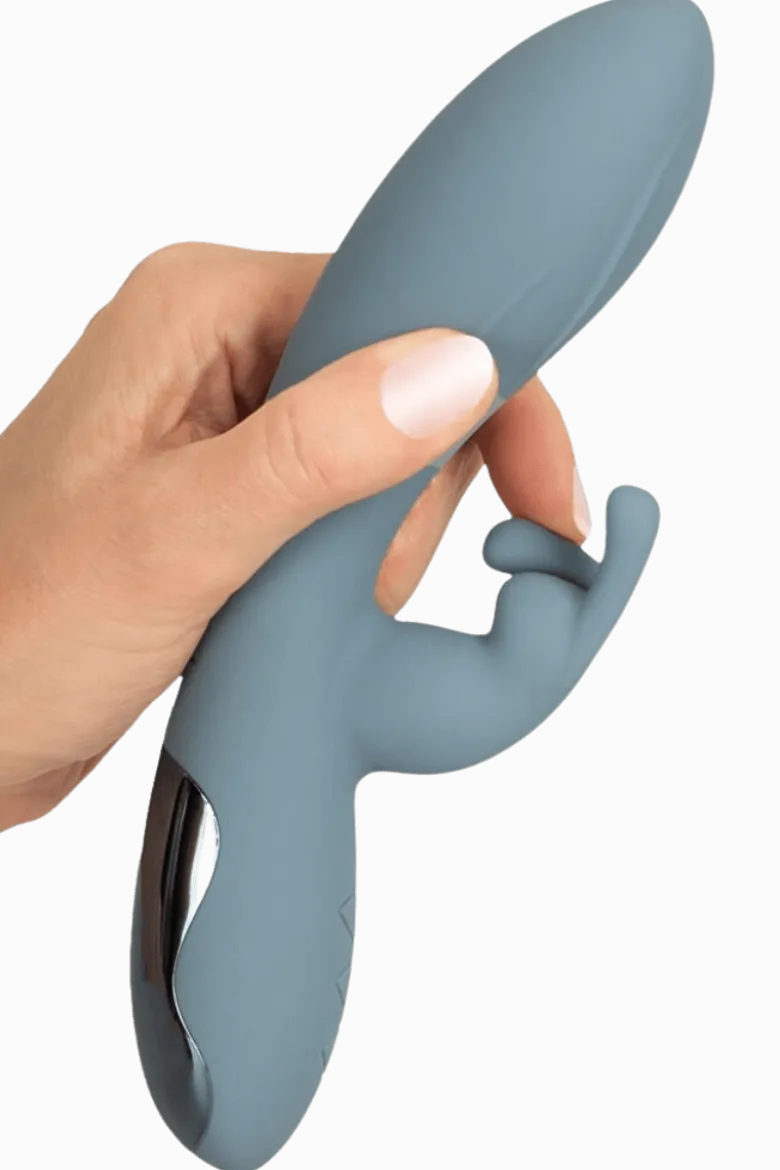 Rabbitvibrator mit Rillenstruktur - Ø 4 cm | 20 cm