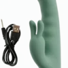 Rabbitvibrator mit Saugfuß - Ø 4,1 cm | 19,3 cm