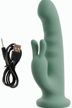 Rabbitvibrator mit Saugfuß - Ø 4,1 cm | 19,3 cm