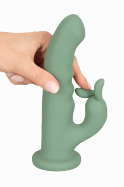 Rabbitvibrator mit Saugfuß - Ø 4,1 cm | 19,3 cm