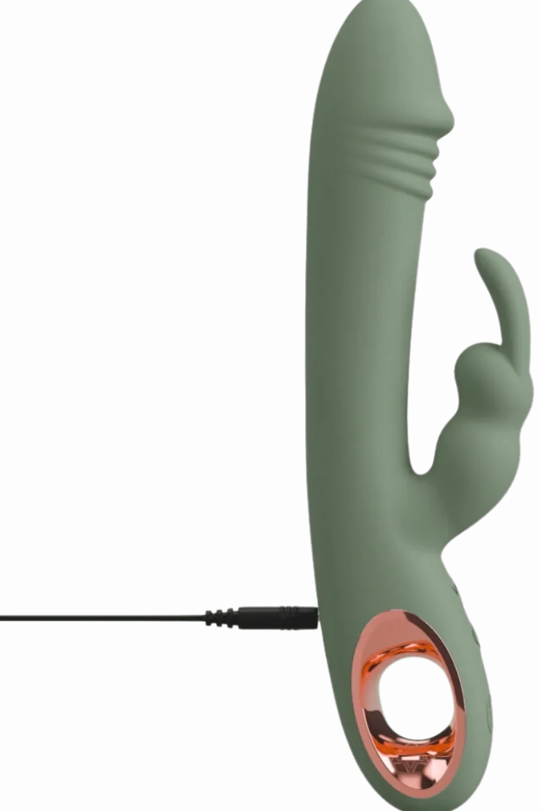 Rabbit Vibrator olive - 21,4 cm | 3,6 cm
