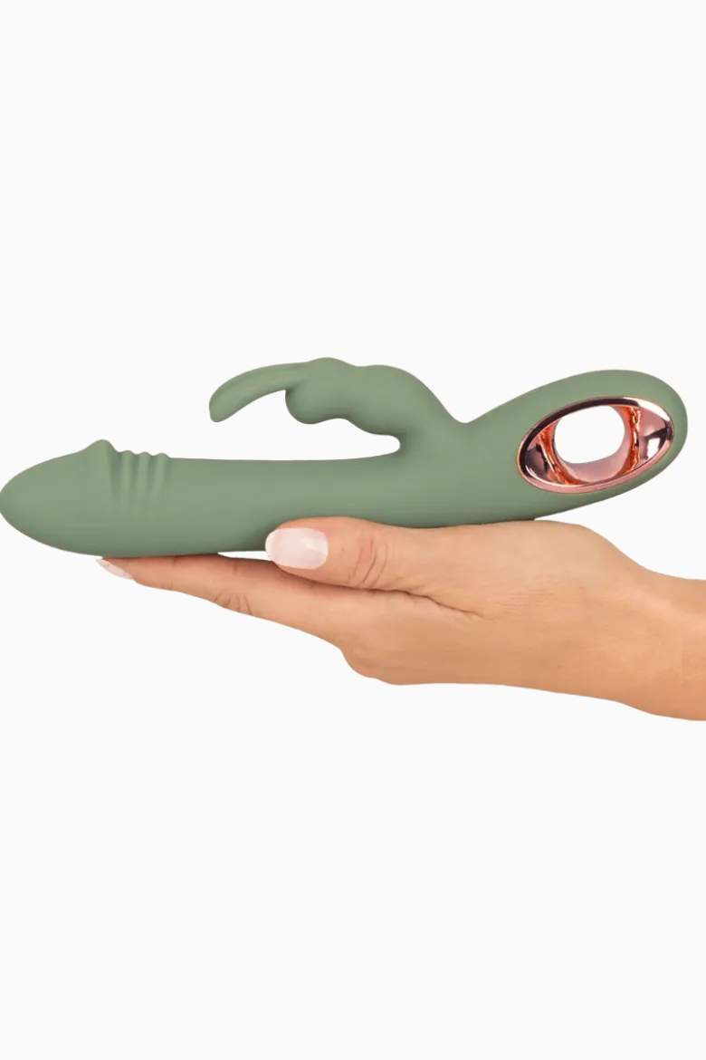 Rabbit Vibrator olive - 21,4 cm | 3,6 cm