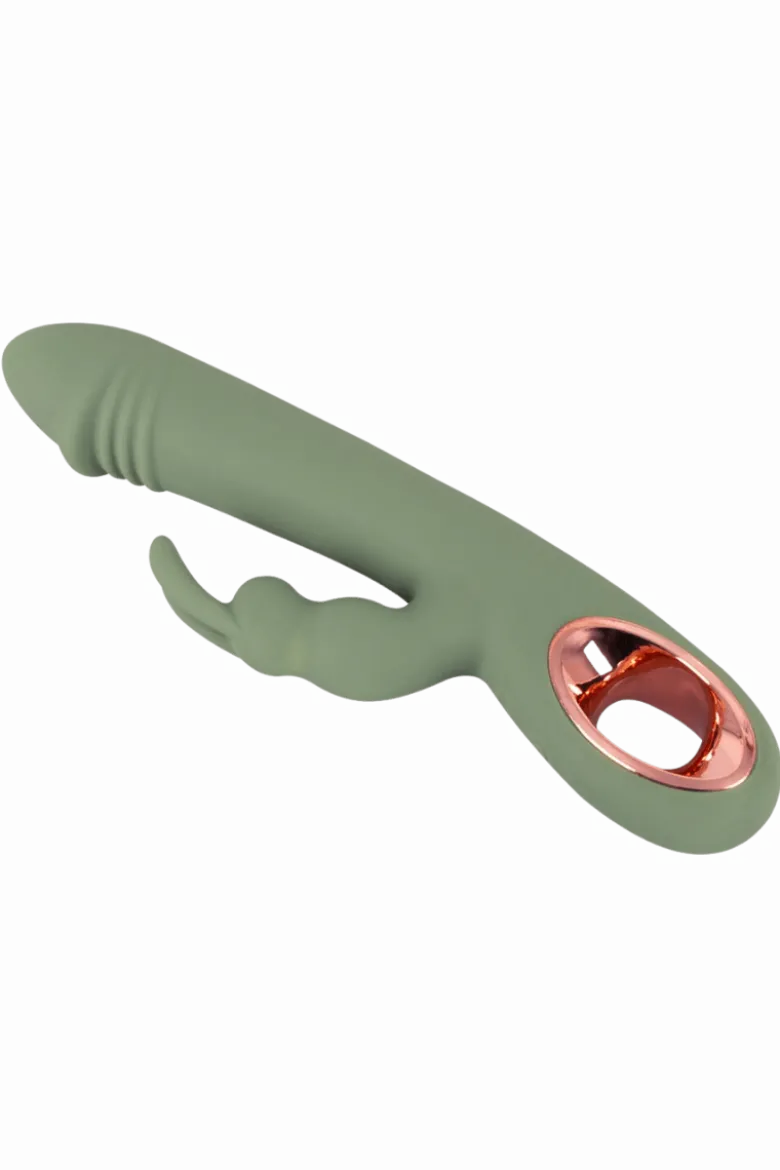 Rabbit Vibrator olive - 21,4 cm | 3,6 cm