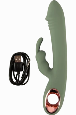 Rabbit Vibrator olive - 21,4 cm | 3,6 cm