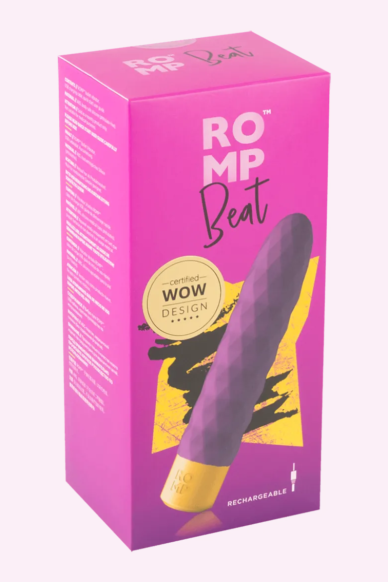 ROMP Beat - Vibrator mit Reizstruktur - 15cm