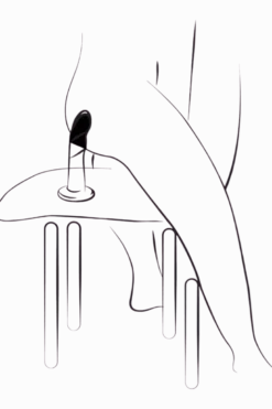 ROMP Dizi - Saugfuß-Dildo - Ø 3,5cm | 18cm