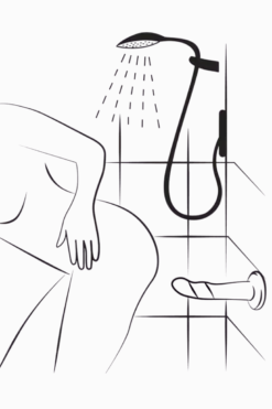 ROMP Dizi - Saugfuß-Dildo - Ø 3,5cm | 18cm