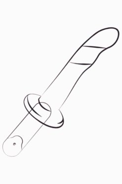 ROMP Dizi - Saugfuß-Dildo - Ø 3,5cm | 18cm