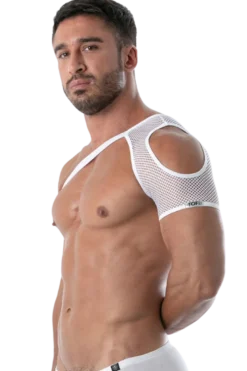 Schulter Harness mit Netz weiß