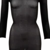 schwarzes Dessous-Kleid