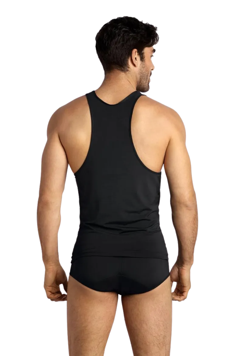 schwarzes Herren Tanktop