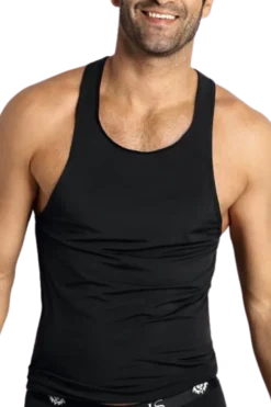 schwarzes Herren Tanktop