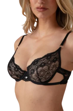 schwarzes 3tlg. BH-Set