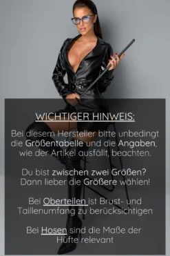 schwarzes Wetlook Hemd